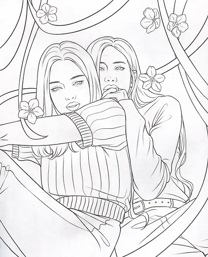 K-POP. Раскраска - фото 3