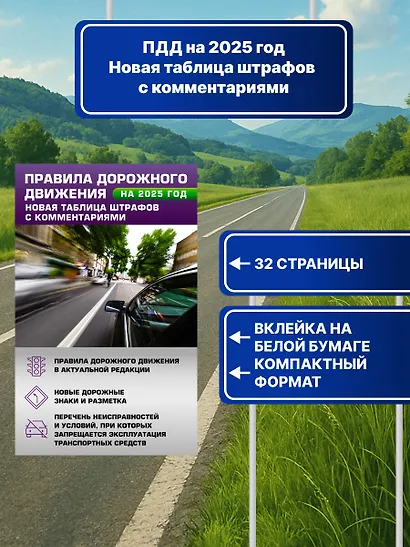 Правила дорожного движения. Новая таблица штрафов с комментариями на 2025 год - фото 4