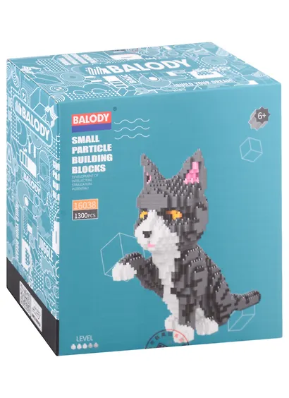 Конструктор пластиковый Balody "Котик-3" - фото 1