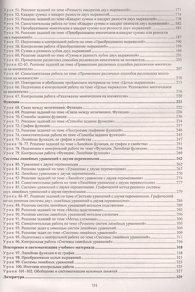 Алгебра 7 класс технологические карты уроков по учебнику А.Г. Мерзляка, В.Б. Полонского, М.С. Якира - фото 3