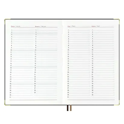 Ежедневник недат. А5 160л "Шеврет глосс" черный, мягк.переплёт, иск.кожа, подставка с бум.блоком с ПВХ-крышкой - фото 12