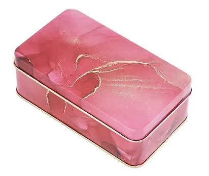 Шкатулка Мрамор (прямоугольная) (металл) (12х6) - фото 12