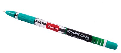 Шариковая ручка зелёная 0,5 мм, Spark X, Luxor - фото 3