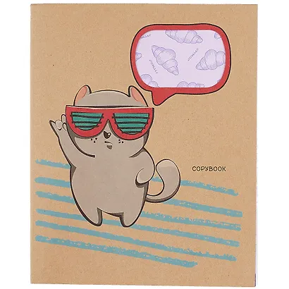 Тетрадь в клетку Unnika, "Сладкие мечты", 48 листов, в ассортименте - фото 4