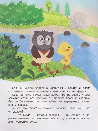Утёнок в лесу!: книжка с наклейками - фото 5