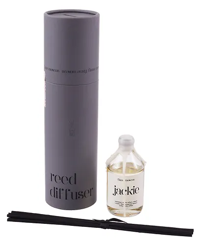 Диффузор ароматический Jackie (Кориандр,Цветы табака,Лимон,Специи,Мадагаскарская ваниль,Бобы тонка,Амбра) (110мл) (flame-RD001-110) - фото 2