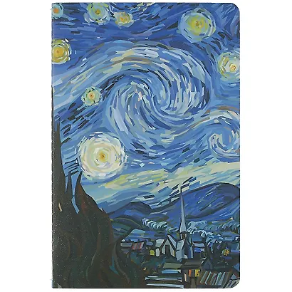 Тетрадь в клетку Kairui, "Звездная ночь", 32 листа, в ассортименте - фото 1