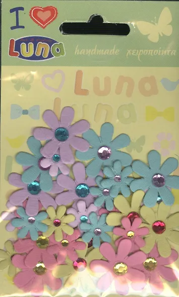 Цветы для декора с камешками (0620258) (30 шт.) (3+) (упаковка) - фото 1