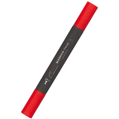 Маркер художественный "Сонет" вечерний красный, двухсторон., тонк. и широк.долото, Сонет - фото 1