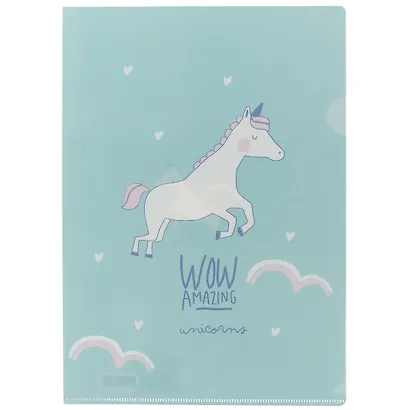 Папка-уголок «Pastel unicorn», А4 - фото 5