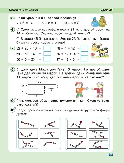 Математика. 1 класс. Учебное пособие - тетрадь в 3-х частях. Часть 3 - фото 4