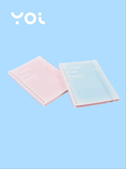 Тетрадь 70 листов в клетку "Light and Poem", резинка, в ассортименте, Yoi - фото 2