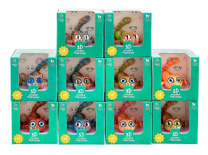 Фигурка 3D Кот Иннокентий (пластик) (15х8) (101) - фото 7