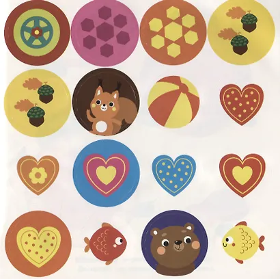 Круглые многоразовые наклейки. Выпуск 3 - фото 3