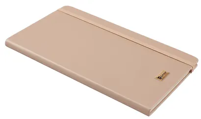 Книга для записей А5- 70л кл. "Universal" желт.металлик, инт.переплет, Schiller - фото 2