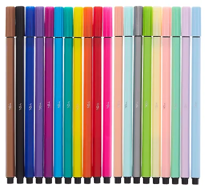 Ручки капиллярные 20 цветов, 0,45мм, Art idea - фото 10