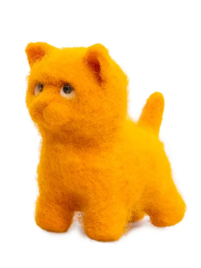 Набор для творчества. Валяние из шерсти "Котик" - фото 6