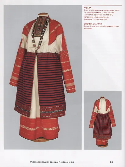 Русская народная одежда. Понёва и юбка - фото 3
