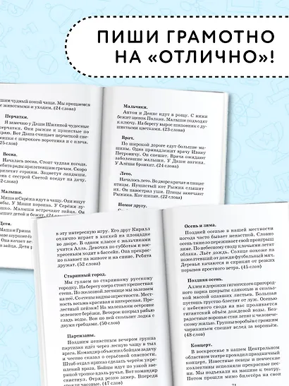 АкмНачОбр.п/рус.яз.1-4кл.Сборник контрольных диктантов и изложений - фото 5
