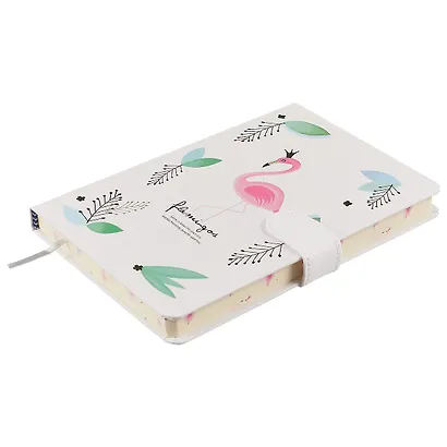 Блокнот «Фламинго с коронами», 256 страниц, А5 - фото 2