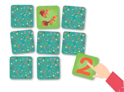 Настольные игры. Мемо Домино. Цифры и Счет. 2 в 1 - фото 2