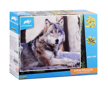 Пазл 3D Prime 3D 500 эл. Волк (Grey Wolf ) - фото 3