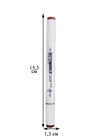 Маркер Sketchmarker двухсторонний на спирт.основе цв.BR42 Умбра - фото 2