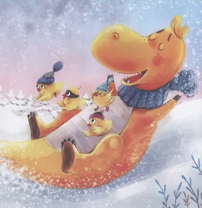 Динозаврик Сью и первый снег - фото 3