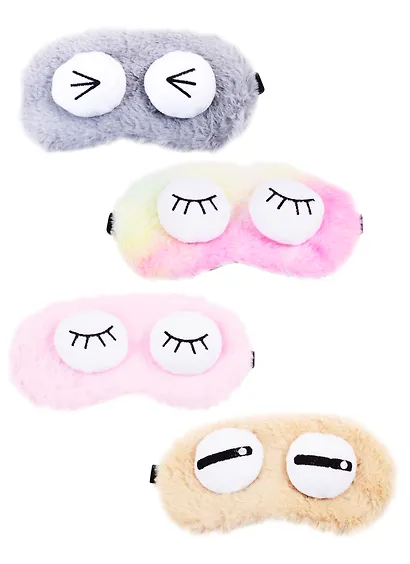 Маска для сна Глазастик (иск.мех) (пакет) - фото 4