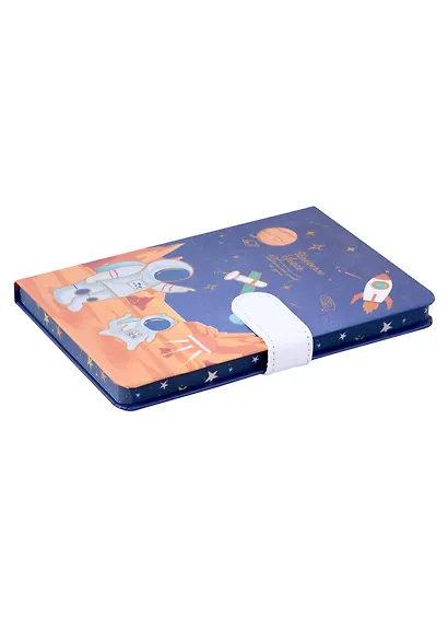 Блокнот с магнитной застежкой Кот и космонавт (256стр) (13*19) - фото 3