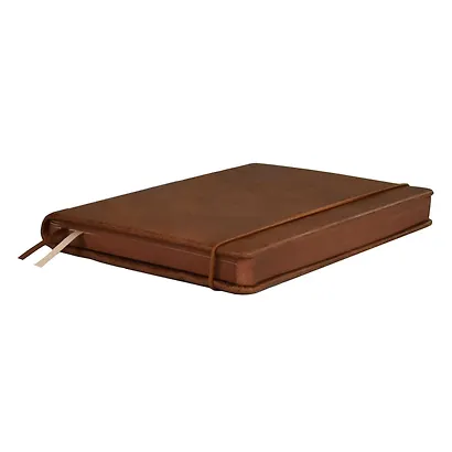 Ежедневник недат. А5 160л "Граниссо" коричневый, кожзам, тв.переплет, застежка-резинка, карман, тонир.блок, ляссе - фото 3