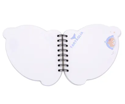 Блокнот 11*10 "Teyvat Zoo Themed Tartaglia" спираль - фото 3