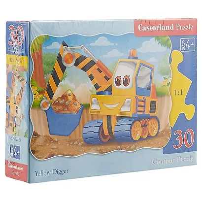 Пазл Castorland MIDI Экскаватор 30эл, 32*23см В-03464 - фото 2