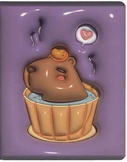 Тетрадь в клетку Be positive, "Kawaii. Зверюшки 3D", 48 листов, в ассортименте - фото 3