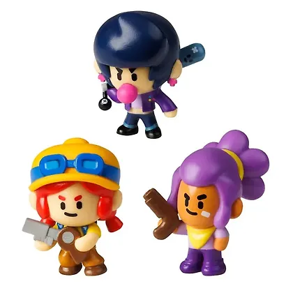 Коллекционная фигурка Brawl Stars, Джесси, Биби и Шелли, (5см), (BRW2020B) - фото 2