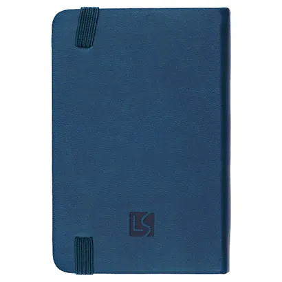 Записная книжка А7 80л лин. "Joy Book. Морской залив" иск.кожа, тонир.блок, скругл.углы, ляссе, резинка, карман на задн.форзаце - фото 2