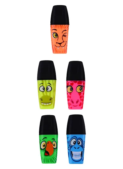 Текстовыделитель Stabilo, Mini Boss Funnimals, 2-5 мм, в ассортименте - фото 3