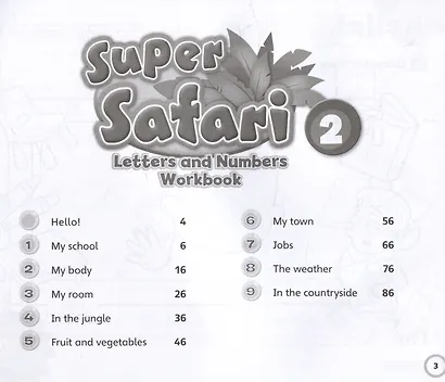 Super Safari. Level 2. Leters and Numbers. Workbook - фото 2