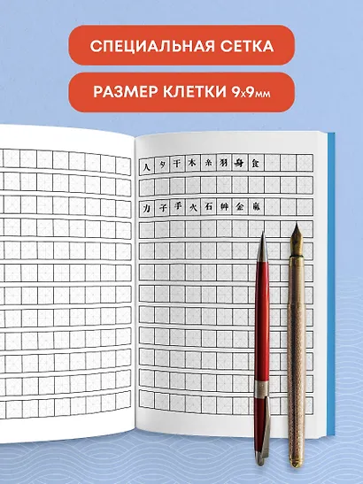 Тетрадь для иероглифов (Обезьяны в горячем источнике) - фото 5
