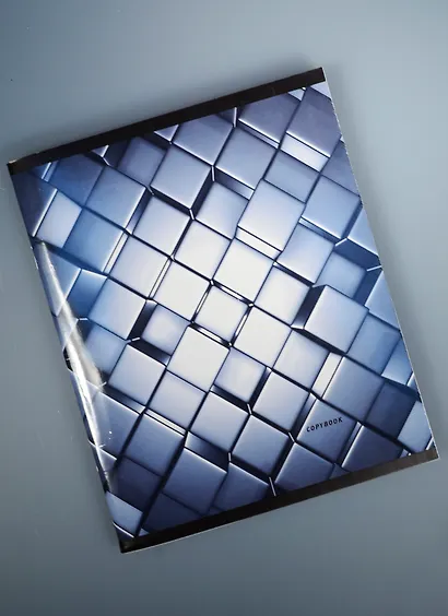 Тетрадь в клетку Unnika, "Металлический блеск (орнаменты)", 96 листов, в ассортименте - фото 2