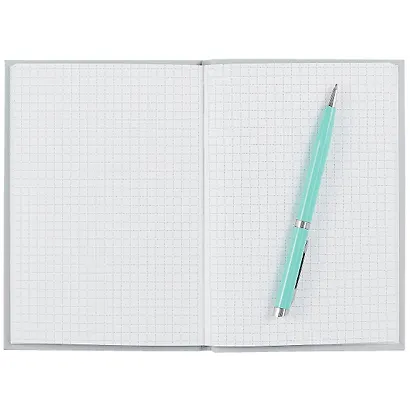 Записная книжка А6+ 64л кл. "Diamond" интегр.переплет, ламинация soft-touch - фото 3