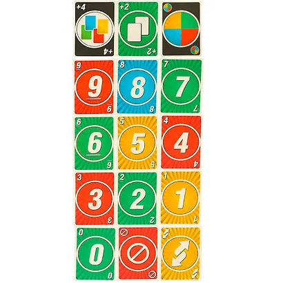 UNO-минута. Карточная игра UNO. 72 карты, 92х130х22 мм, Умные игры - фото 4