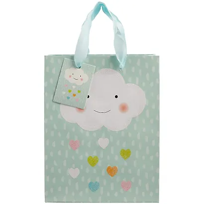 Пакет А5 23*18*10 Rainbow hearts нейтр., бум.мат.ламинат - фото 2