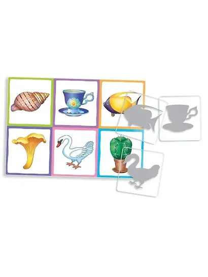 Настольная, развивающая игра, Айрис-пресс, Пластиковое лото Силуэты, комплект из трех игр - фото 6