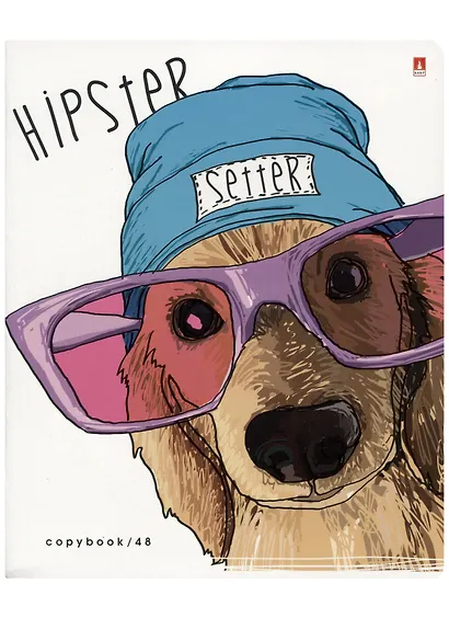 Тетрадь в клетку Альт, "Псы на стиле", 48 листов, в ассортименте - фото 5
