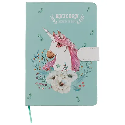 Блокнот «Голова единорога», 256 стр, 13 х 19 см - фото 1
