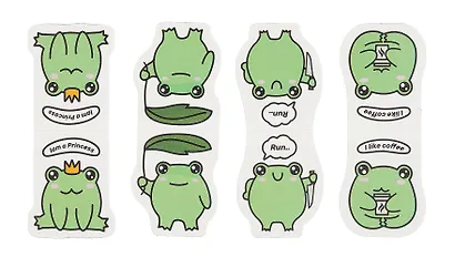 Магнитные закладки Лягушки (4 шт) (12-Duocai-202311-2) - фото 2