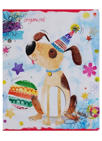 Тетрадь в клетку Альт, "Радуга", 48 листов, в ассортименте - фото 1