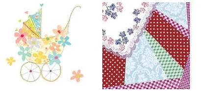 Набор для творчества,Салфетки для декупажа, С рождением! - 2 шт. - фото 1