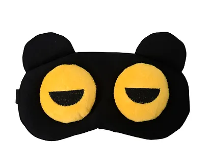 Маска для сна Мордочка с объемными прищуренными глазами (плюш) (пакет), Lafilaf - фото 2